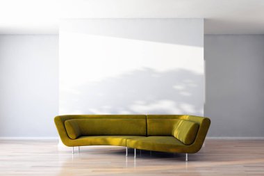 resimde 3d render büyük lüks modern parlak iç mekan Oda