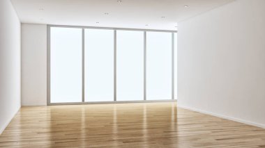 resimde 3d render büyük lüks modern parlak iç mekan Oda