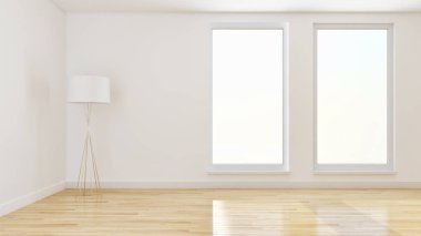 büyük lüks modern parlak iç oturma odası 3d işleme bilgisayar dijital görüntü illüstrasyon