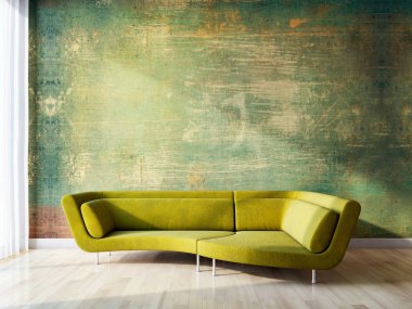 büyük lüks modern parlak iç oturma odası 3d işleme bilgisayar dijital görüntü illüstrasyon