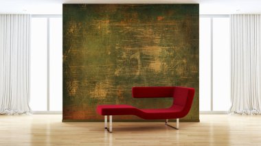 büyük lüks modern parlak iç oturma odası 3d işleme bilgisayar dijital görüntü illüstrasyon