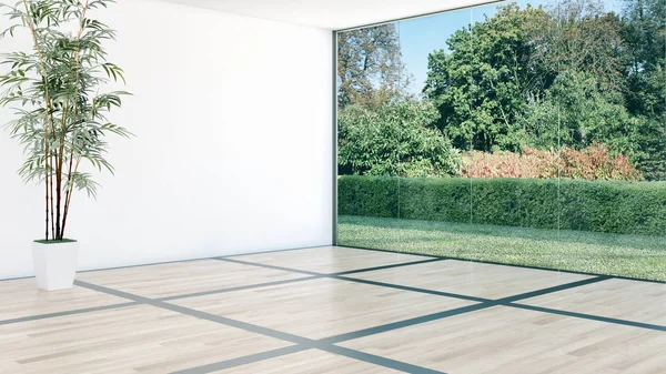 büyük lüks modern parlak iç Oda illüstrasyon 3d render