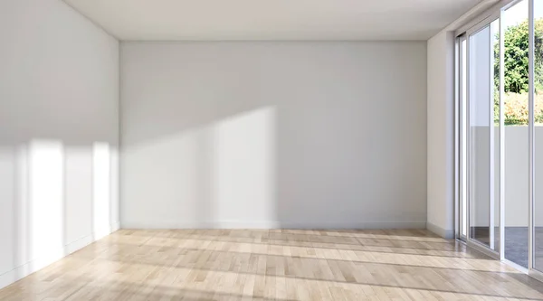 大型高級モダンな明るいインテリア部屋の図 3 d レンダリング — ストック写真