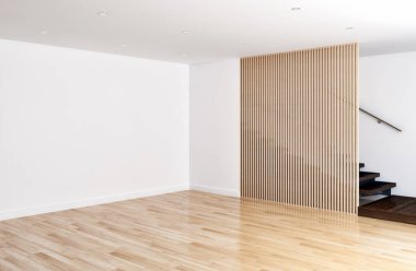 büyük lüks modern parlak iç Oda illüstrasyon 3d render