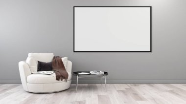 büyük lüks modern parlak iç mekanları ile alay poster çerçeve ben