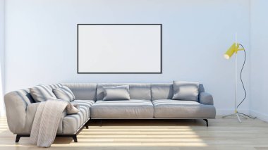 büyük lüks modern parlak iç mekanları ile alay poster çerçeve ben