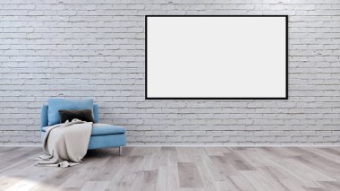 büyük lüks modern parlak iç mekanları ile alay poster çerçeve ben