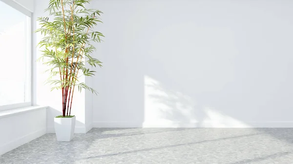 Große Luxus moderne helle Innenräume Raumillustration 3D-Rendering — Stockfoto