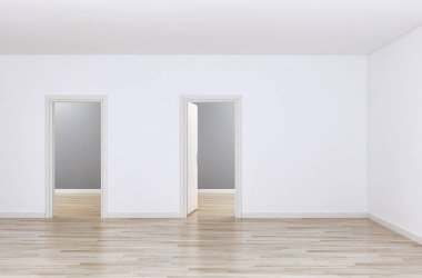 büyük lüks modern parlak iç Oda illüstrasyon 3d render