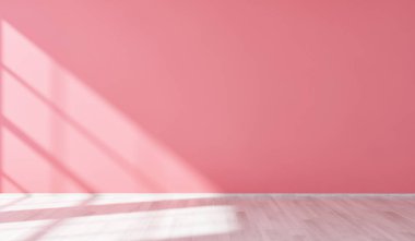 Modern boş boşaltmak Oda illüstrasyon geniş lüks aydınlık 