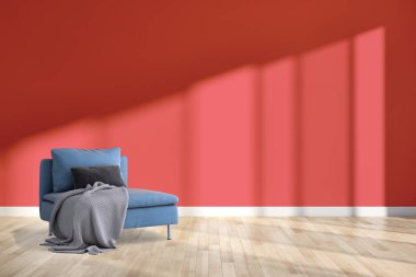 büyük lüks modern aydınlık iç boş oda bitki ve pencere