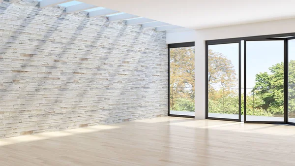 büyük lüks modern parlak iç Oda illüstrasyon 3d render