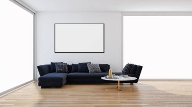 büyük lüks modern parlak iç mekanları ile alay poster çerçeve ben