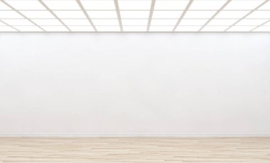büyük lüks modern parlak iç Oda illüstrasyon 3d render
