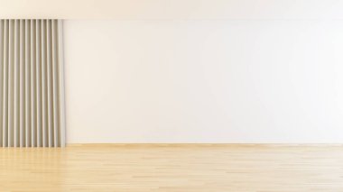 Modern boş boşaltmak Oda illüstrasyon geniş lüks aydınlık 