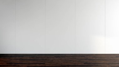 Modern boş boşaltmak Oda illüstrasyon geniş lüks aydınlık 