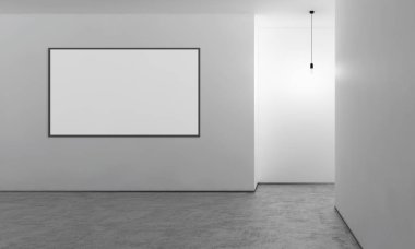 büyük lüks modern parlak iç mekanları ile alay poster çerçeve ben