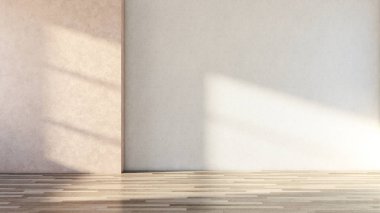 Modern boş boşaltmak Oda illüstrasyon geniş lüks aydınlık 