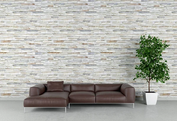 Büyük lüks, modern, parlak iç mekanlar. Oturma odası tasviri. 3D görüntüleme.