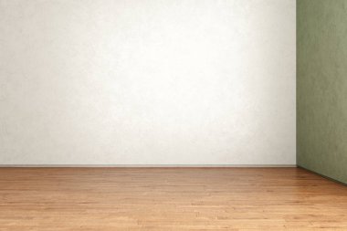 Büyük lüks, modern, parlak iç mekanlar. Oturma odası tasviri. 3D görüntüleme.