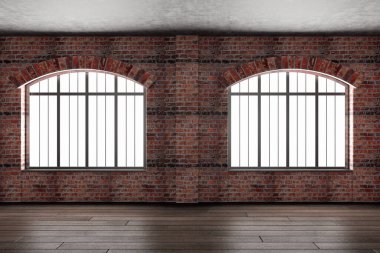 Büyük lüks, modern, parlak iç mekanlar. Oturma odası tasviri. 3D görüntüleme.