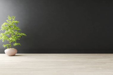 Büyük lüks, modern, parlak iç mekanlar. Oturma odası tasviri. 3D görüntüleme.