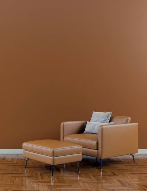 3D tasviri, büyük lüks, modern, parlak iç mekânlar sunuyor. Oturma odasındaki model bilgisayarlar dijital olarak oluşturuluyor.