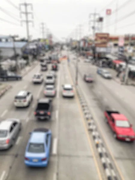 Desenfoque Del Tráfico Carretera Luz Del Día —  Fotos de Stock