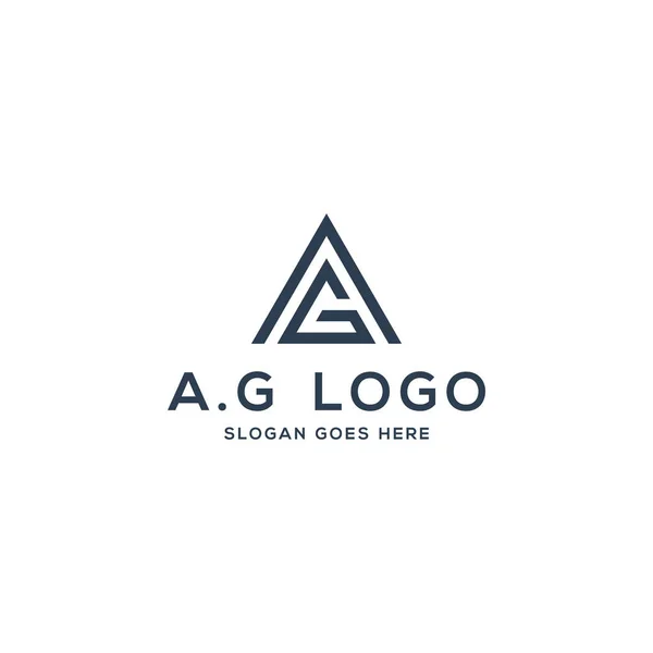 Concepto Logotipo Ilustración Inicial Del Vector — Archivo Imágenes Vectoriales