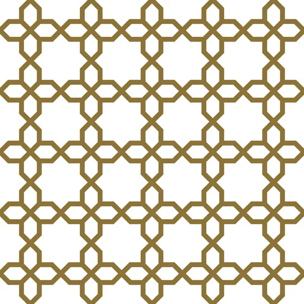 Арабическая Геометрическая Абстрактная Мозаика Стиле Арт Деко — стоковый вектор