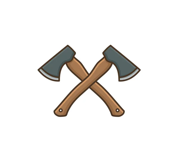 Axe Icon Symbol Design Vector Illustration — Stock Vector