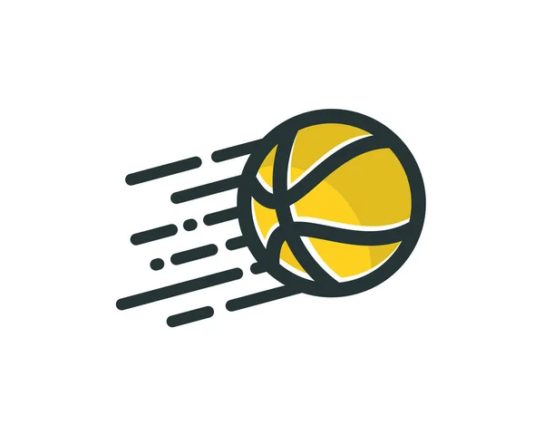 Basket Ball Symbol Symbol Vektor Illustration — Stockvektor