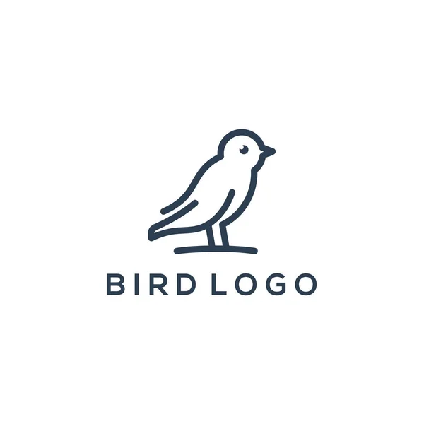 Ilustración Vector Aves Para Concepto Logo — Vector de stock