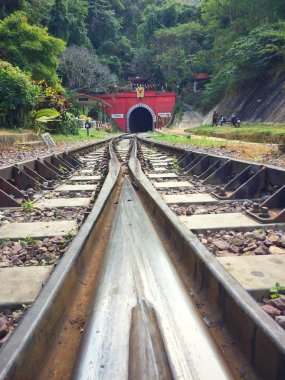 Demiryolu için Khun Tan tünel: Lamphun, Thailand, Tayland en uzun tren tünel olduğunu.