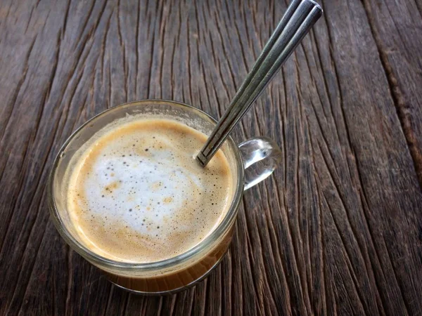 Kopi Espresso Panas Untuk Sehari Hari — Stok Foto