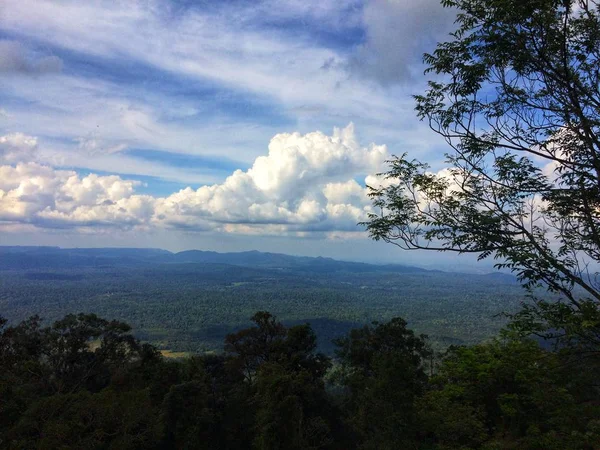 Vista Paisagem Natureza Dia Montanha — Fotografia de Stock