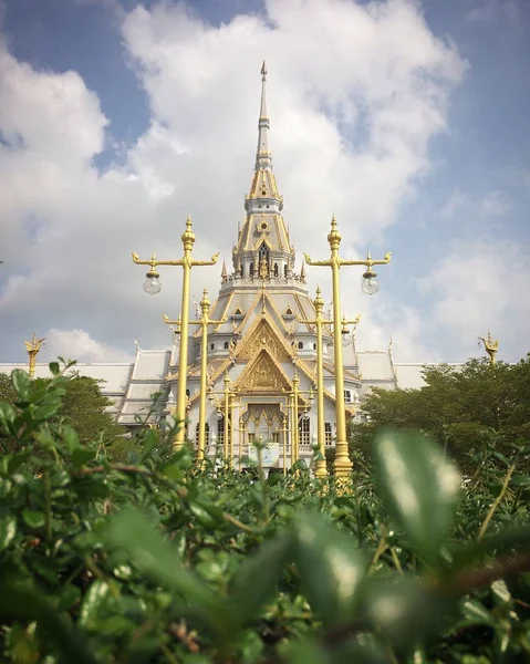 Wat Sothon Wararam Worawihan Templo Budista Provincia Chachoengsao Tailandia — Foto de Stock
