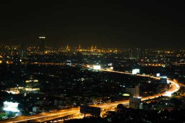 Bangkok Tayland güzel şehir şehir ışık.