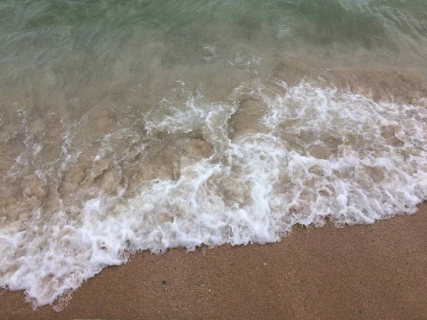Sand Und Welle Strand — Stockfoto