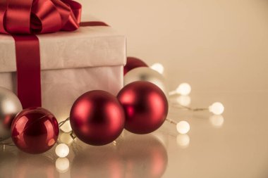 Arka planda Noel tatili kompozisyon 