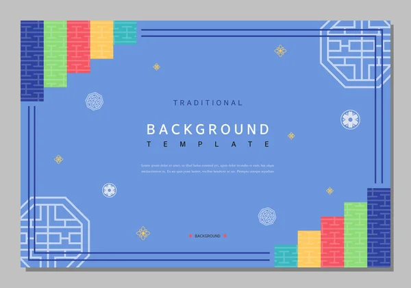 Basit Kore geleneksel desen şablonu