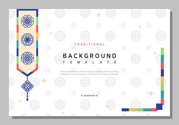 Basit Kore geleneksel desen şablonu