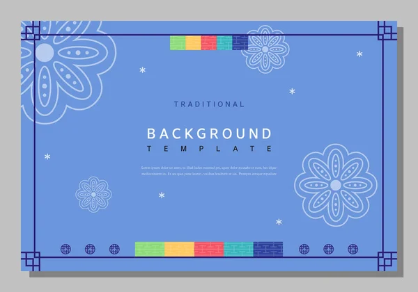 Basit Kore geleneksel desen şablonu