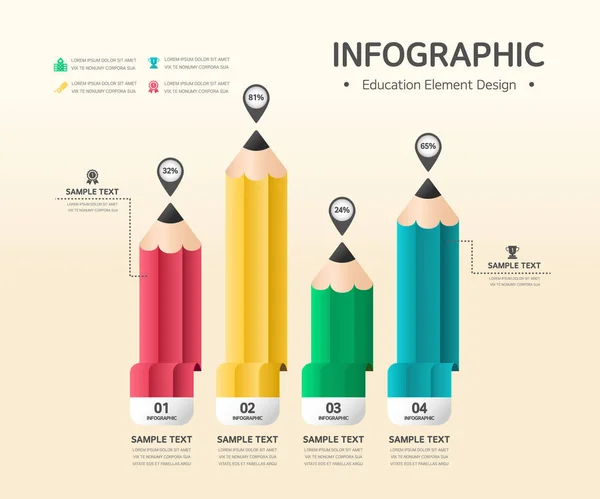 Інформаційна Ілюстрація Графічного Дизайну — стоковий вектор