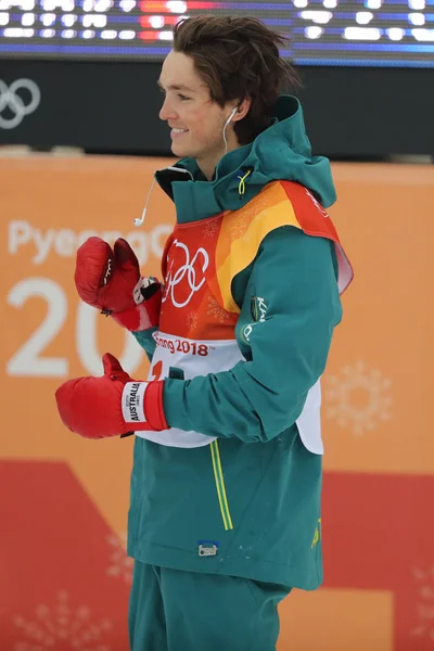 Pyeongchang South Korea February 2018 Bronze Medalist Scotty James Australia — Stock Photo, Image