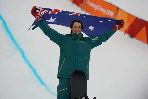 Pyeongchang Corée Sud Février 2018 Médaillé Bronze Scotty James Australie — Photo