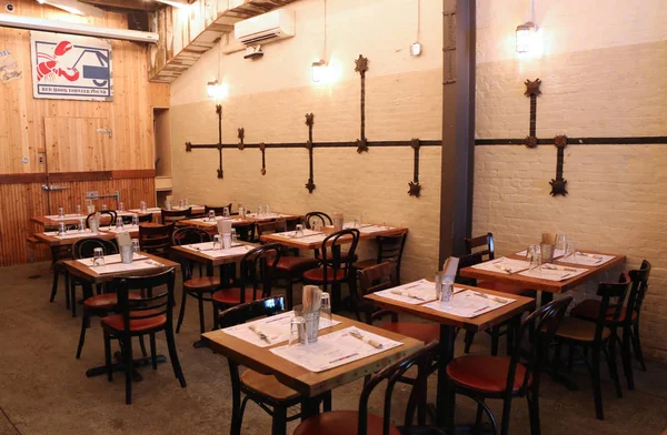 Brooklyn Nowy Jork Maja 2018 Wnętrza Słynnej Restauracji Funt Red — Zdjęcie stockowe