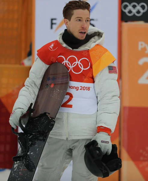 Pyeongchang South Korea February 2018 Olympic Champion Shaun White United — Stock Photo, Image