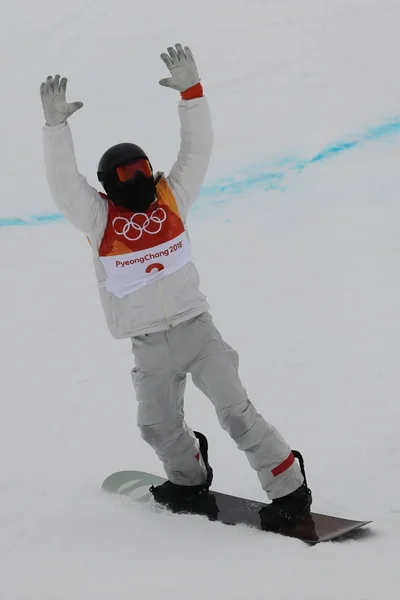 Pyeongchang South Korea February 2018 Olympic Champion Shaun White United — Stock Photo, Image