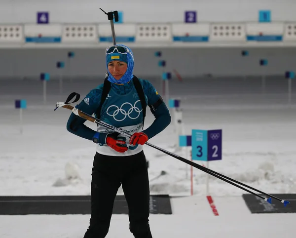 Pyeongchang Corea Del Sur Febrero 2018 Campeona Olímpica Vita Semerenko — Foto de Stock